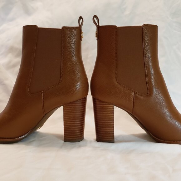 Lauren Ralph Lauren Womens Mylah Tan Chelsea Boots 9 B (M) - Picture 2 of 10
